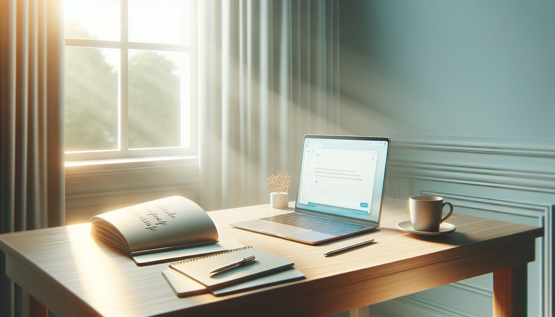 Elegant workspace promoting calm and focused negotiation.