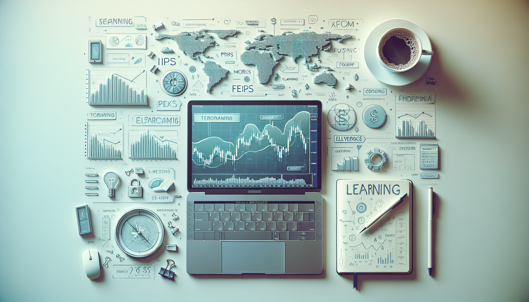 Workspace for learning forex trading concepts.