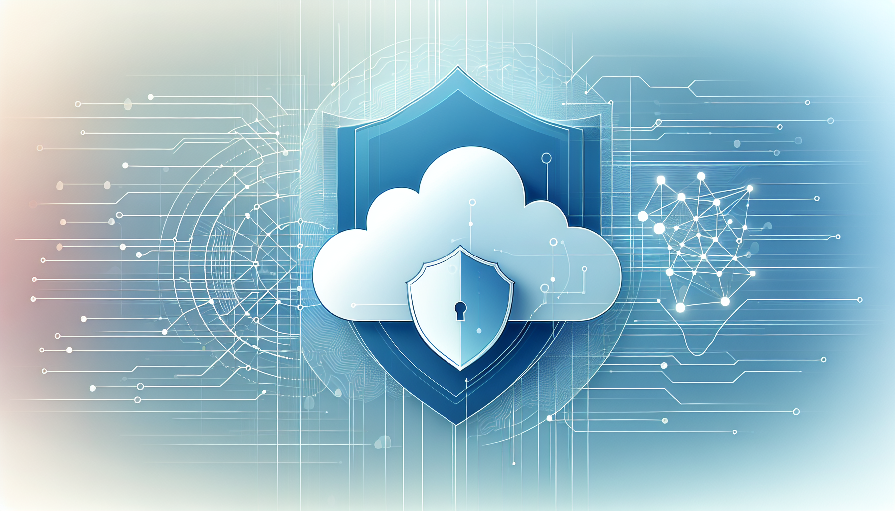 Illustration of security standards and data protection.