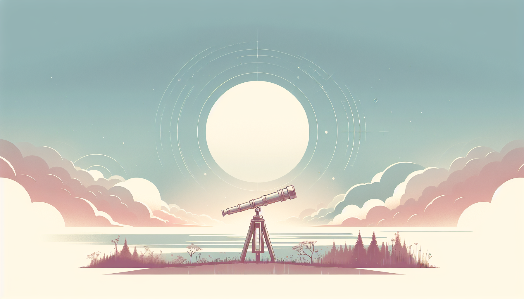 "Vintage telescope symbolizes future exploration and knowledge."