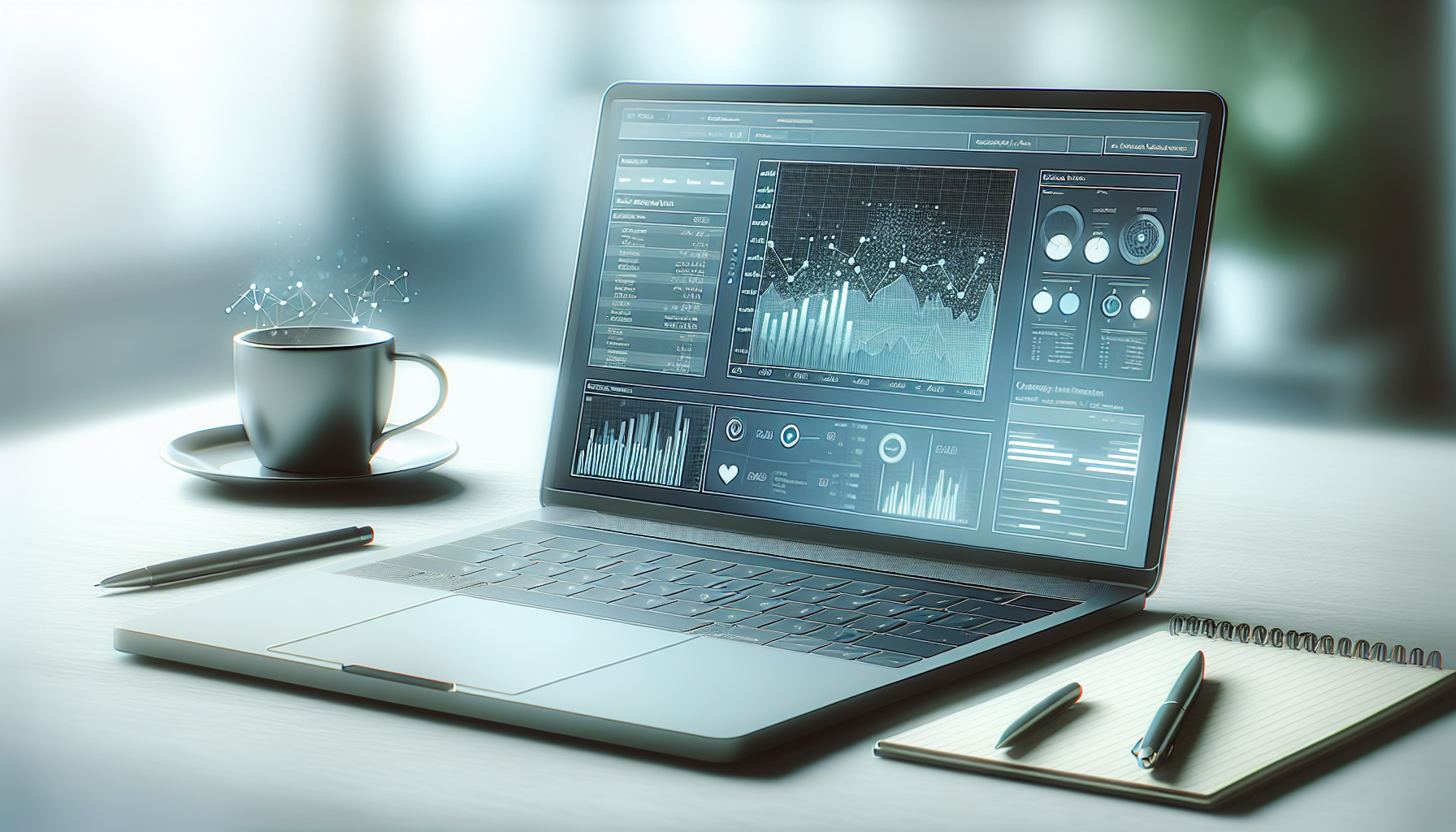 Minimalistic workspace for advanced financial modeling.