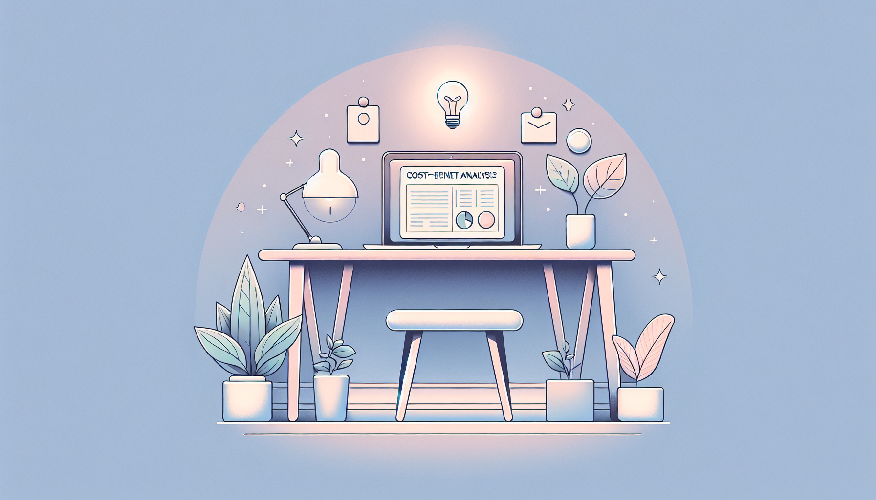 "Minimalist workspace symbolizing clarity in decisions."