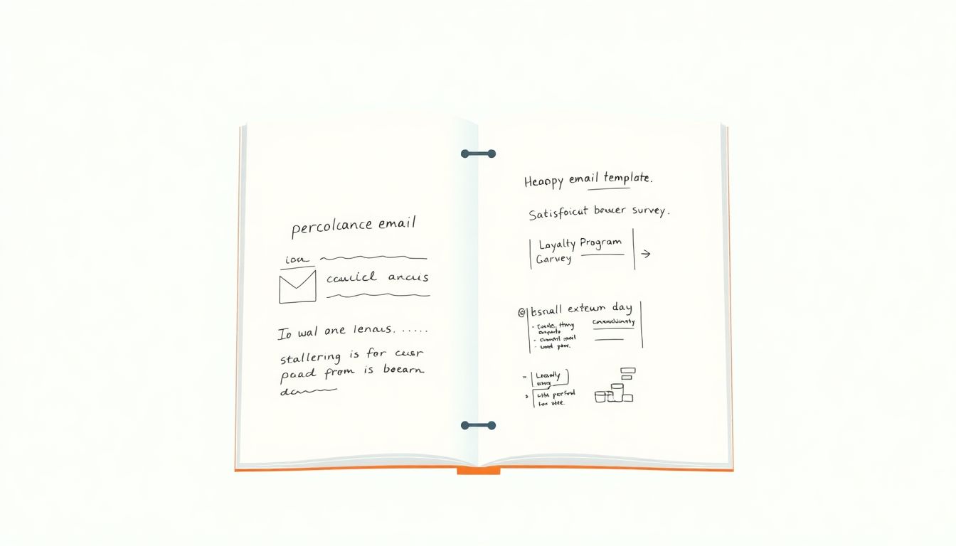 "Notebook illustrating personalized customer experience concepts."