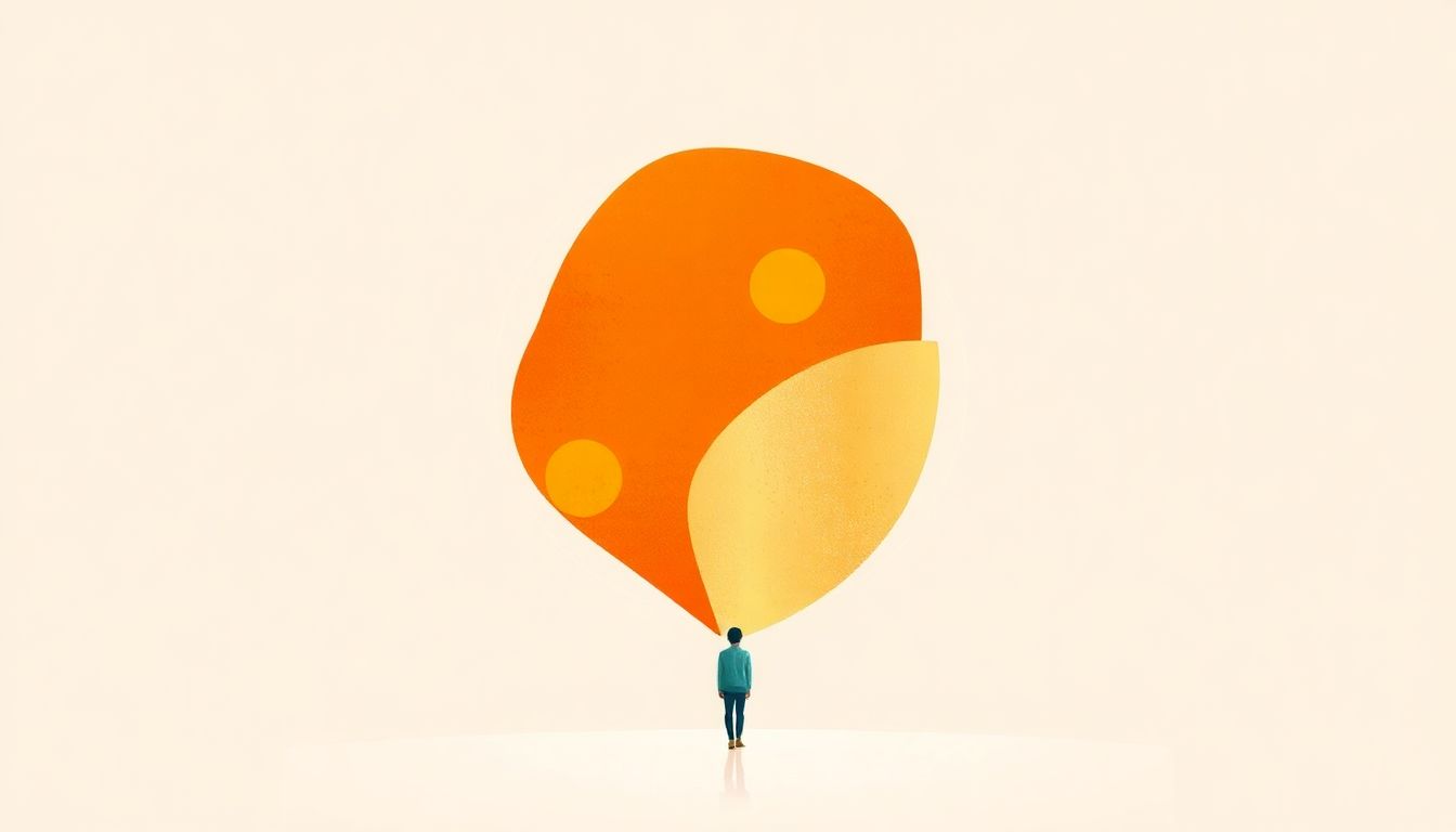 Abstract representation of storytelling and character evolution.