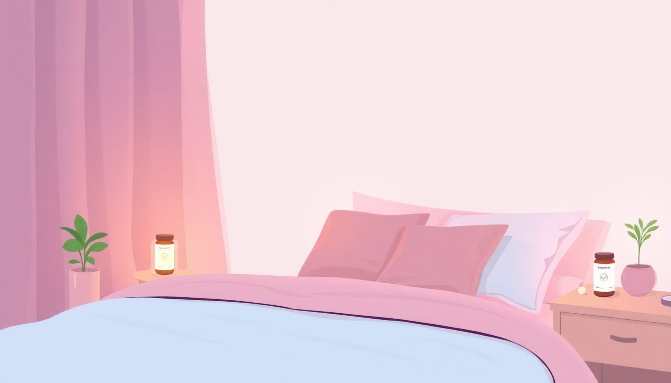 Cozy bedroom promoting holistic health and tranquility.