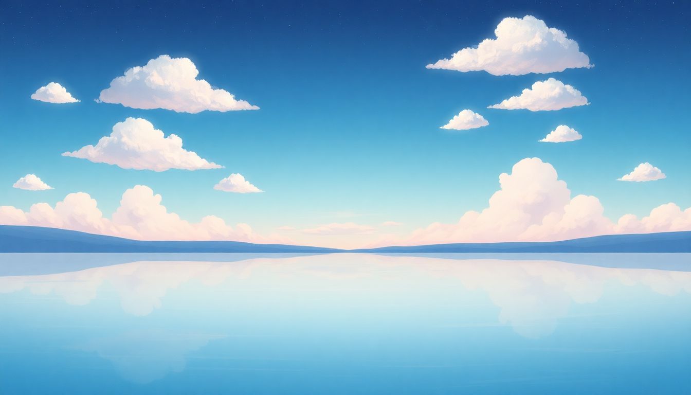 Serene landscape symbolizing introspection and dreams.