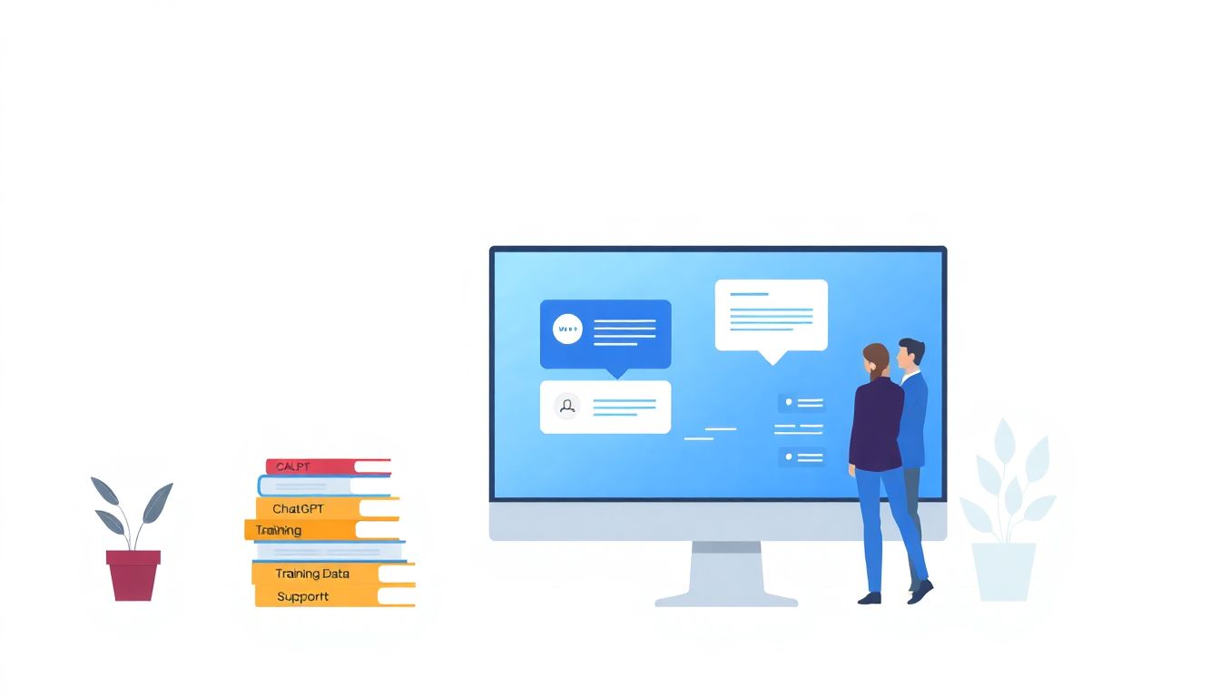 "Modern office illustrating AI in inventory management."
