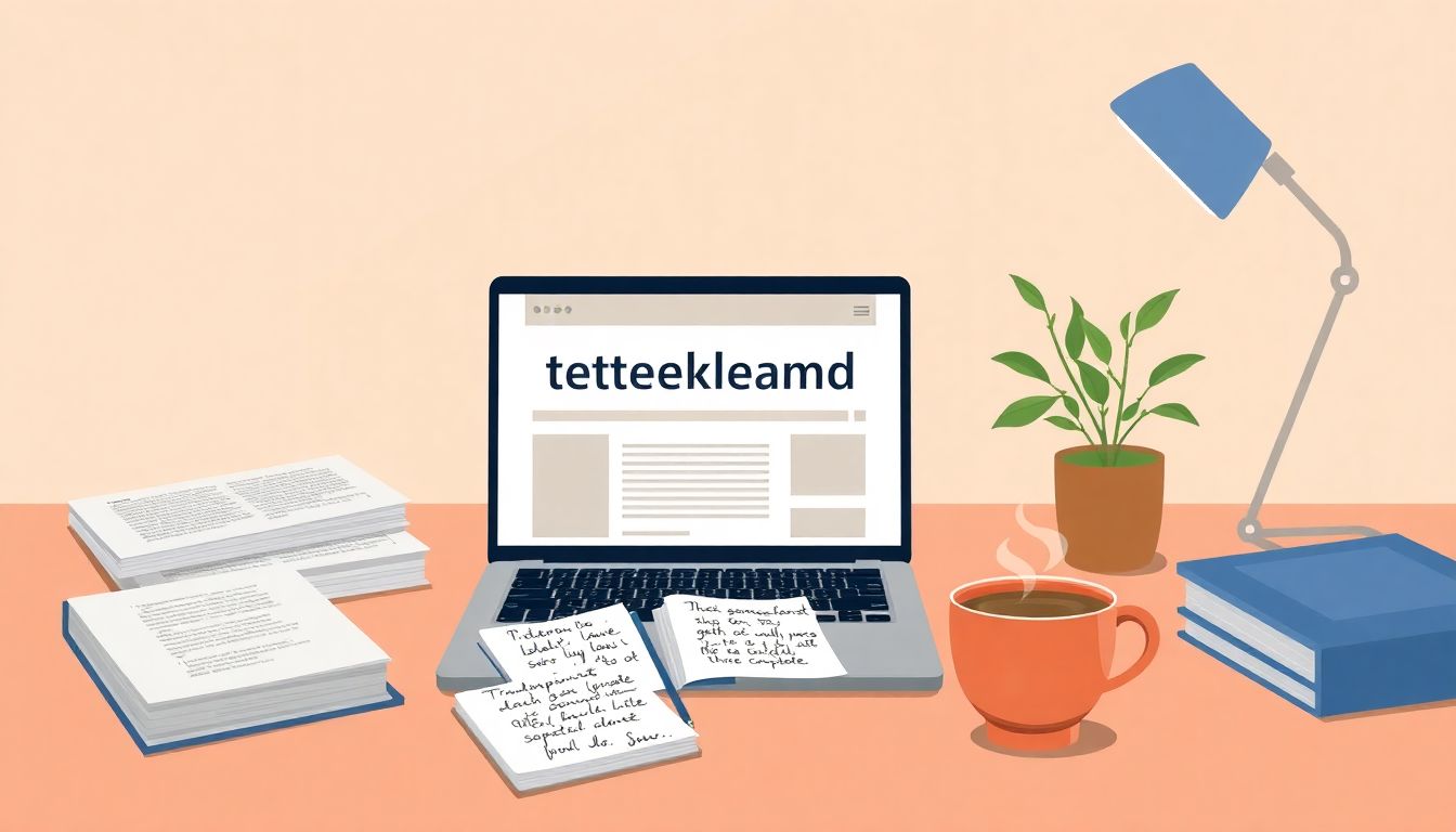 Serene workspace illustrating trademark law study.