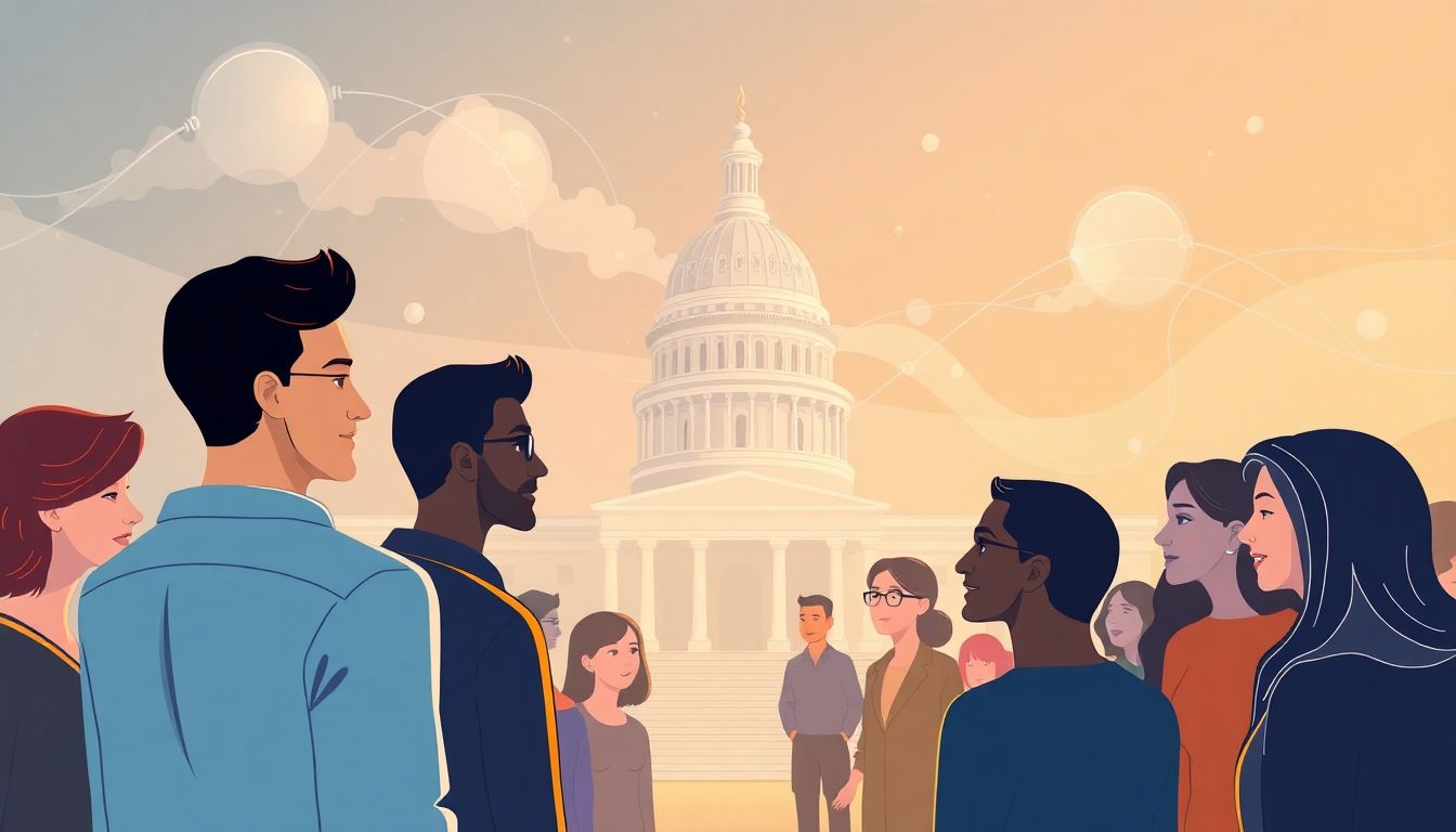"Unity and hope in AI-assisted crisis management."