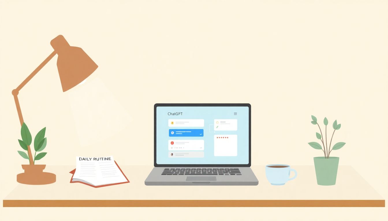 Minimalistic workspace illustrating productivity and tranquility.