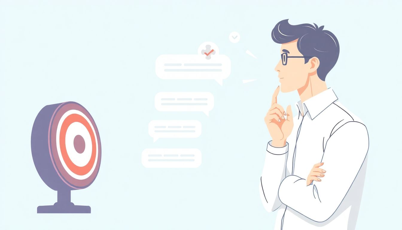 Person engaging with a friendly AI chatbot visually.